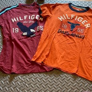 2 boys Tommy Hilfiger t shirts